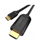 Vention кабел Cable Type-C to HDMI - 1.5m 4K Black - CGUBG