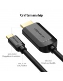 Vention кабел Cable Type-C to HDMI - 1.5m 4K Black - CGUBG