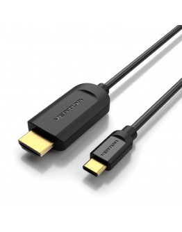 Vention кабел Cable Type-C to HDMI - 2.0m 4K Black - CGUBH