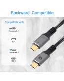 VCom кабел USB4.0 Type-C/Type-C 40Gbps, 240W - CU541M-1.2