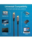 VCom кабел USB4.0 Type-C/Type-C 40Gbps, 240W - CU541M-1.2