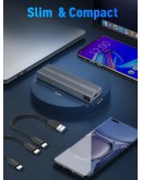 VCom външна кутия за диск Storage Case - M.2 NVMe M/B key - 10Gbps USB3.1 Type-C/A - CU850N