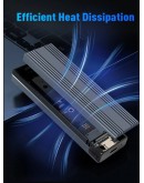 VCom външна кутия за диск Storage Case - M.2 NVMe M/B key - 10Gbps USB3.1 Type-C/A - CU850N