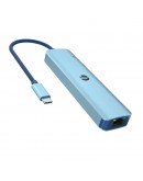 VCom докинг станция Docking Station Type-C 6-in-1 - CUE55 - PD3.0 100W, LAN 1000Mbps, HDMI, USB3.0 x 3