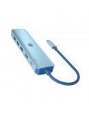VCom докинг станция Docking Station Type-C 6-in-1 - CUE55 - PD3.0 100W, LAN 1000Mbps, HDMI, USB3.0 x 3