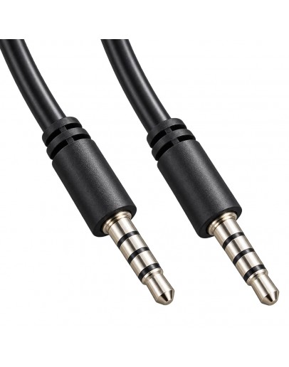 VCom Аудио Кабел 3.5mm 4-pin with CTIA support with IC M / M - CV204-2.0m