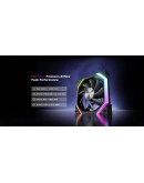 1stPlayer Кутия Case ATX - Crystal Vision CV7 Black - 5 x 120 mm included