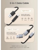Orico докинг станция Storage - HDD/SSD Dock - 2 BAY Offline Clone 2.5/3.5 USB-C/USB-A - DD28C3-C