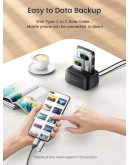 Orico докинг станция Storage - HDD/SSD Dock - 2 BAY Offline Clone 2.5/3.5 USB-C/USB-A - DD28C3-C