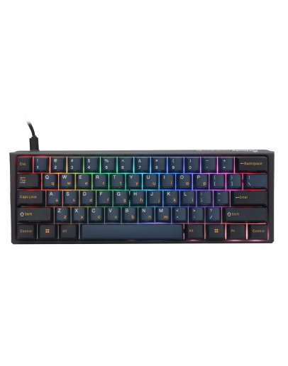 Ducky професионална геймърска механична клавиатура Professional Gaming Mechanical Keyboard One 3 Pro Mini Nazca Line - 8K, Cherry MX2A RGB Red [Linear]