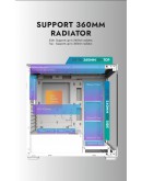 Darkflash кутия Case ATX - DS900 White - USB-C
