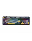 Aula геймърска механична клавиатура Wireless Gaming Mechanical Keyboard F108 PRO - Volcanic Switch [Linear] (English US), Black, Gray