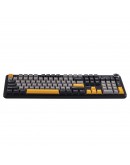 Aula геймърска механична клавиатура Wireless Gaming Mechanical Keyboard F108 PRO - Volcanic Switch [Linear] (English US), Black, Gray