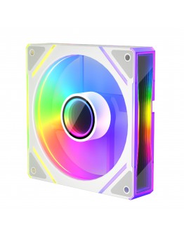 1stPlayer вентилатор Fan 120mm FC7-WH - Infinity Mirror ARGB - White