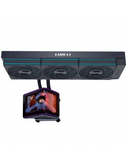 Lian Li водно охлаждане HydroShift II OLED Curved 360 UNI FAN P28 - Black
