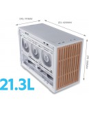Lian Li кутия Case mATX - DAN Cases B4 Wood Edition - White