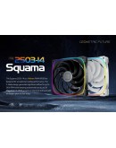 Geometric Future вентилатор Squama 2503B-14, 140mm, ARGB, Black