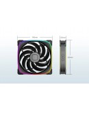Geometric Future Комплект вентилатори Fan Pack 3-in-1 140 mm - Squama 2503W-14 White