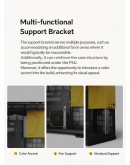 Geometric Future кутия Case EATX - Model 5 Black/Yellow - 5 x 140 mm aRGB fans included