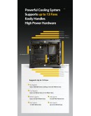 Geometric Future кутия Case EATX - Model 5 Vent Black - 5 x 140 mm aRGB fans included
