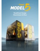 Geometric Future кутия Case EATX - Model 5 Vent White - 5 x 140 mm aRGB fans included