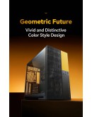 Geometric Future кутия Case EATX - Model 5 Vent White - 5 x 140 mm aRGB fans included