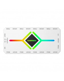 Gamemax разклонител за вентилатори Fan Hub - V4.0 PWM ARGB Hub + Controller White