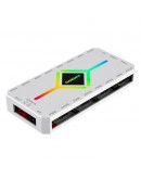 Gamemax разклонител за вентилатори Fan Hub - V4.0 PWM ARGB Hub + Controller White