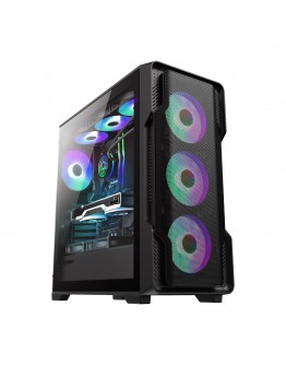 Gamemax кутия Case EATX - SIEGE Black - Addressable RGB