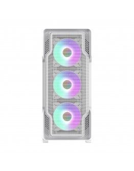 Gamemax кутия Case EATX - SIEGE White - Addressable RGB