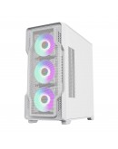 Gamemax кутия Case EATX - SIEGE White - Addressable RGB