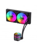 Gamemax водно охлаждане Water Cooling IceBurg 240 Infinity Black - Infinity Mirror, Addressable RGB