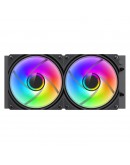 Gamemax водно охлаждане Water Cooling IceBurg 240 Infinity Black - Infinity Mirror, Addressable RGB