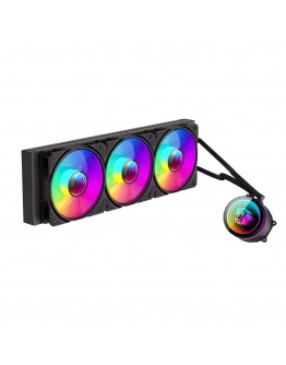 Gamemax водно охлаждане Water Cooling IceBurg 360 Infinity Black - Infinity Mirror, Addressable RGB