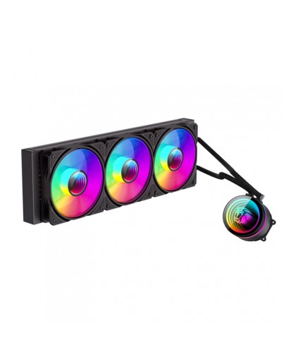 Gamemax водно охлаждане Water Cooling IceBurg 360 Infinity Black - Infinity Mirror, Addressable RGB