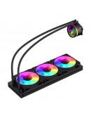 Gamemax водно охлаждане Water Cooling IceBurg 360 Infinity Black - Infinity Mirror, Addressable RGB