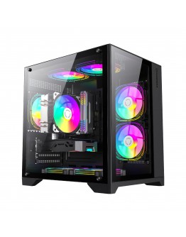 Gamemax кутия Case mATX - Infinity Mini Black
