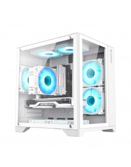 Gamemax кутия Case mATX - Infinity Mini White