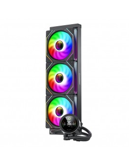 Gamemax водно охлаждане Water Cooling IceBurg 360 Digital Black - Addressable RGB