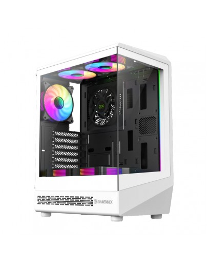 Gamemax кутия Case ATX - Vista COC AW - 5 x 120 mm A-RGB Fans, MB Plate COC Fan