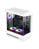 Gamemax кутия Case ATX - Vista COC AW - 5 x 120 mm A-RGB Fans, MB Plate COC Fan