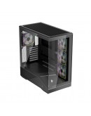 1stPlayer кутия Case ATX - GM7 Black - 4 x 120 mm A-RGB fans included, USB-C