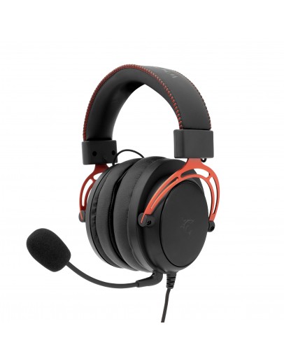 White Shark геймърски слушалки Gaming Headphones GORILLA BLACK/RED - 53mm, Stereo 2.0