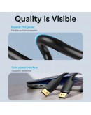 Vention Кабел Cable - Display Port v1.2 DP M / M Black 4K 1.5M - HAKBG