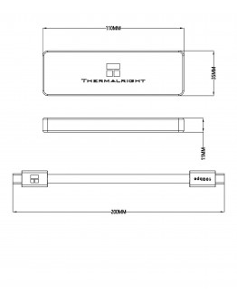 Thermalright външна кутия за диск Storage - Case - M.2 NVMe M-key 20 Gbps - HR-EB101