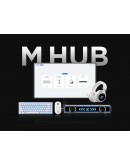 MCHOSE професионална геймърска мишка A7 V2 Ultra White - Wireless Gaming Mouse - Dual 8K, Omron Mechanical