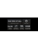 MCHOSE професионална геймърска мишка K7 Ultra Black - Wireless Gaming Mouse - Dual 8K, Omron Mechanical, Magnetic Charging Dock
