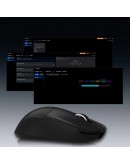 MCHOSE професионална геймърска мишка L7 Pro White - Wireless Gaming Mouse - Dual 8K, Kailh Optical