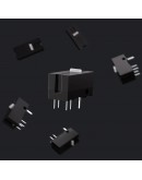 MCHOSE професионална геймърска мишка L7 Pro Black - Wireless Gaming Mouse - Dual 8K, Kailh Optical