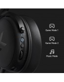 MCHOSE безжични геймърски слушалки Wireless Gaming Headphones - V9 Pro Steel Black - Bluetooth , 2.4G